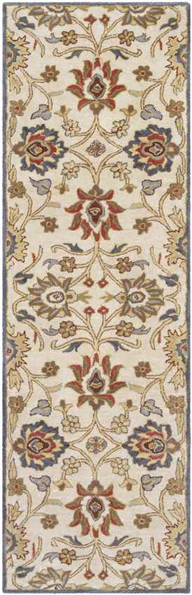 Eckville Traditional Khaki Area Rug