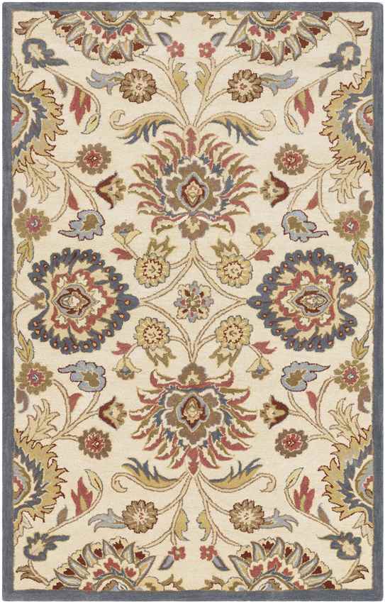 Eckville Traditional Khaki Area Rug