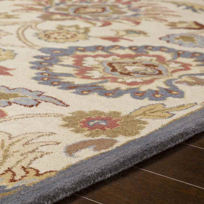 Eckville Traditional Khaki Area Rug