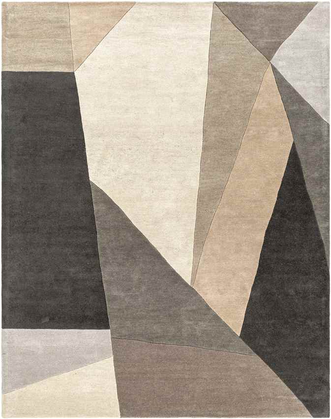 Lollum Modern Charcoal Area Rug