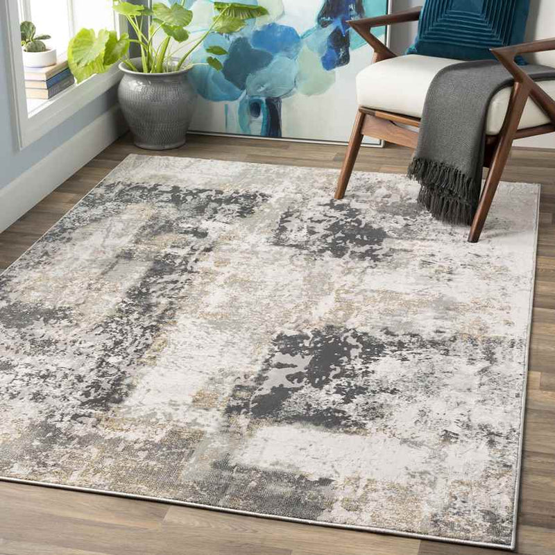 Moskou Modern Charcoal Area Rug