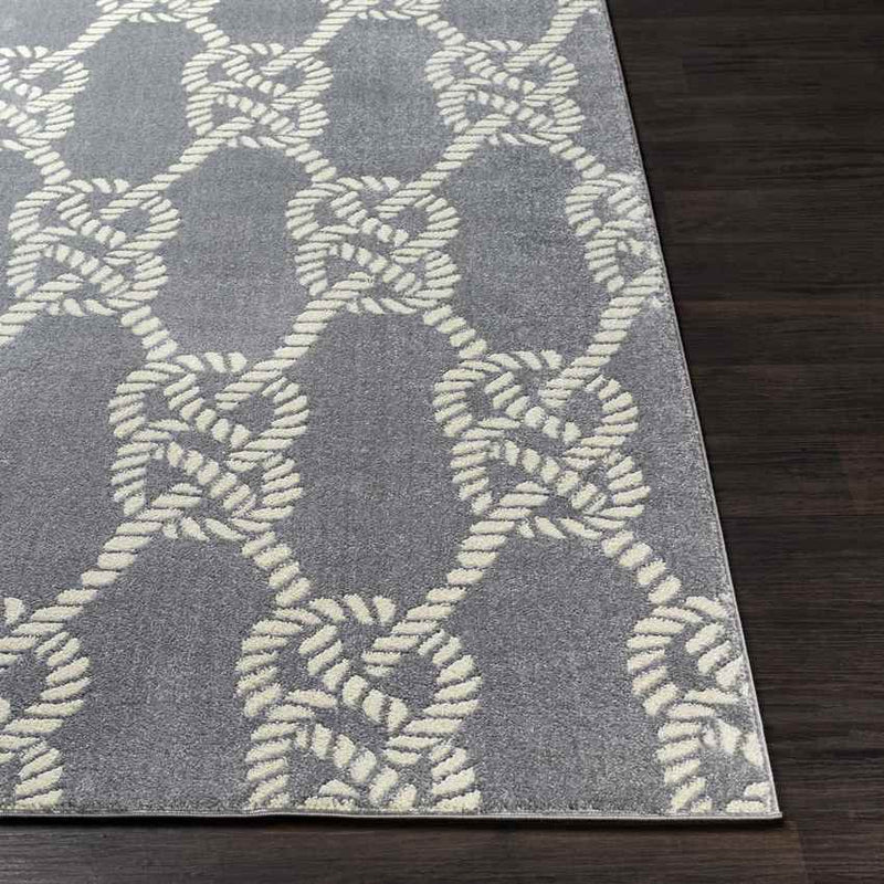 Peperga Coastal Light Gray Area Rug