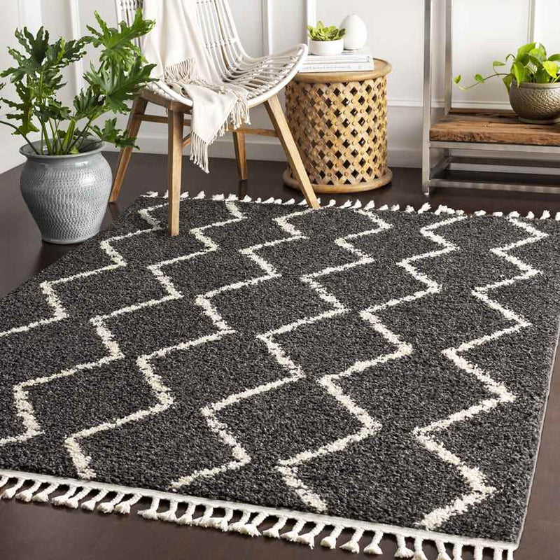 Lalla Global Charcoal Area Rug