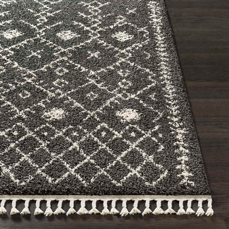 Macolm Global Charcoal Area Rug