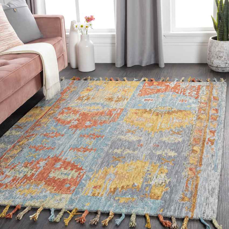 Rien Global Rust Area Rug