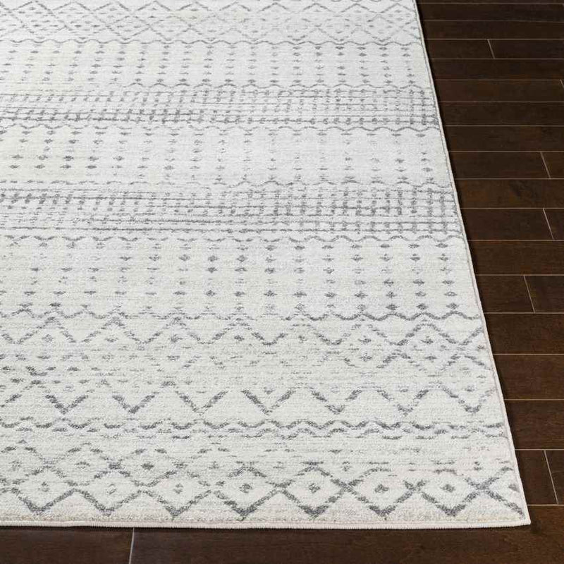 Schrins Global Light Gray Area Rug