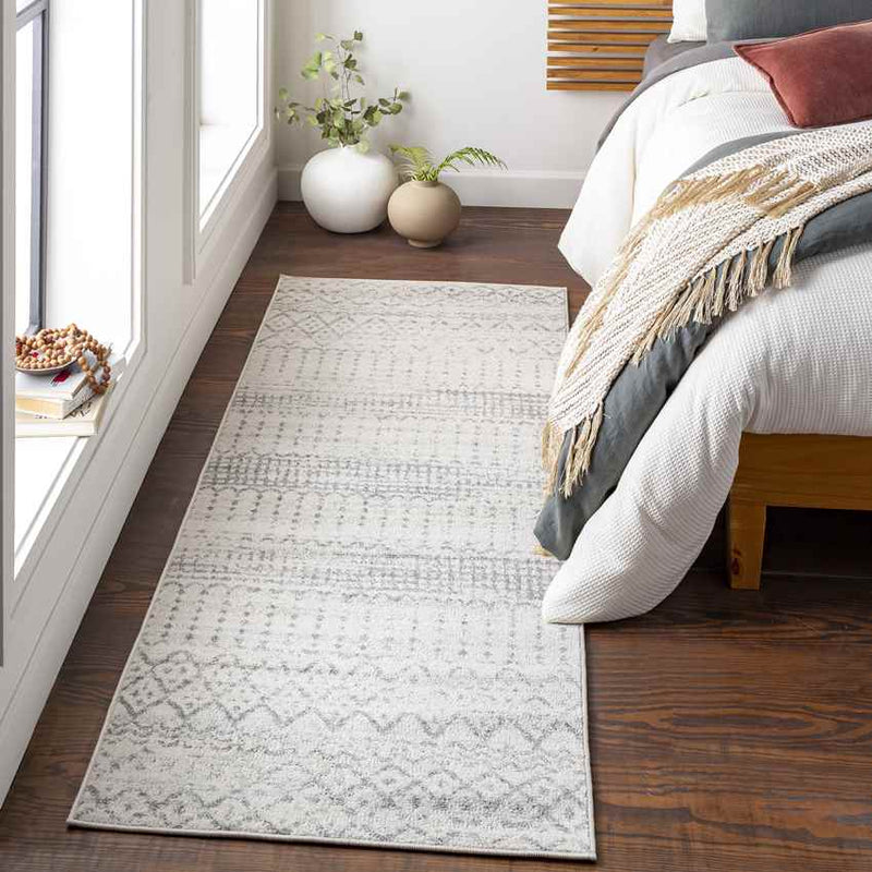 Schrins Global Light Gray Area Rug