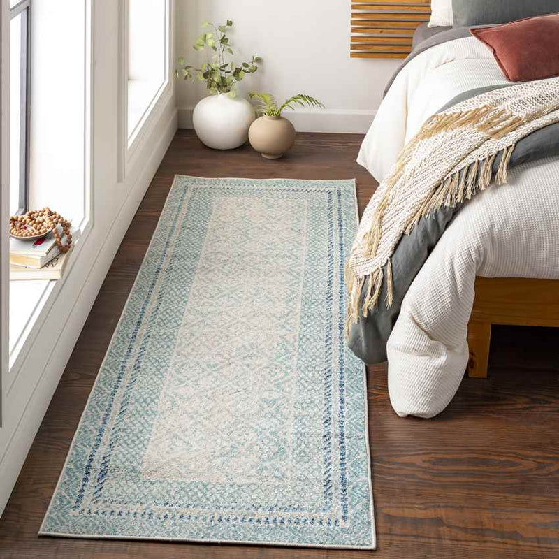 Schettens Global Aqua Area Rug