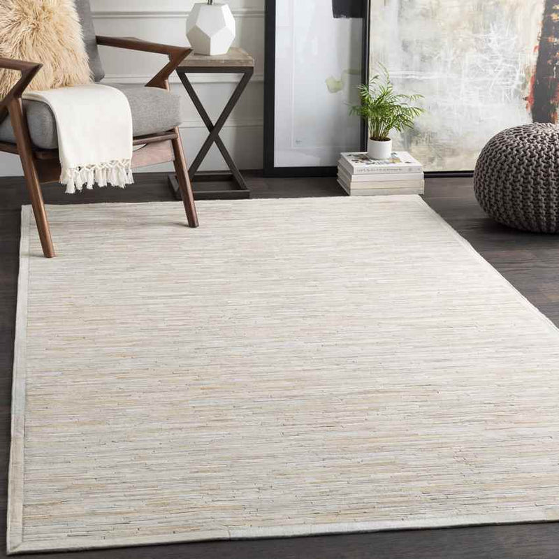 Sassari Modern White Area Rug