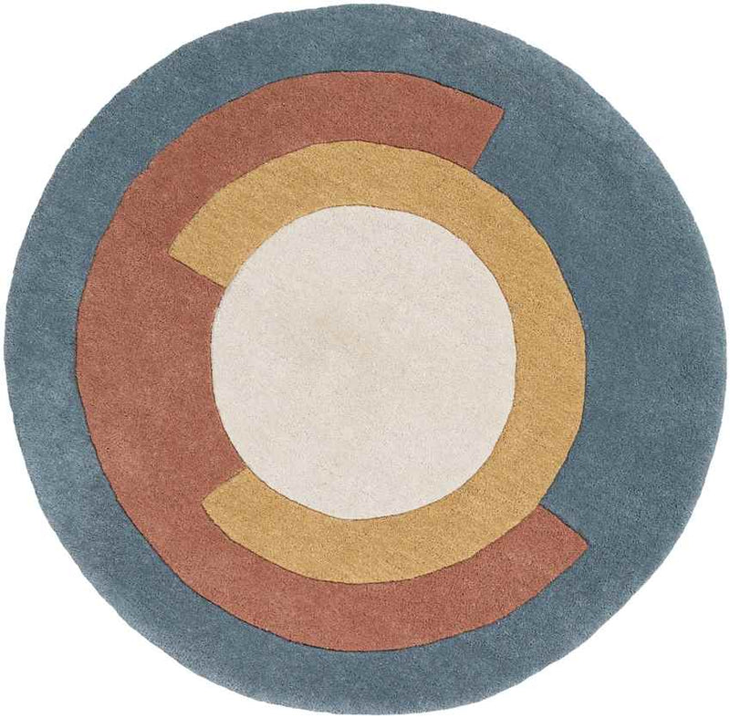 Purvis Modern Teal Area Rug