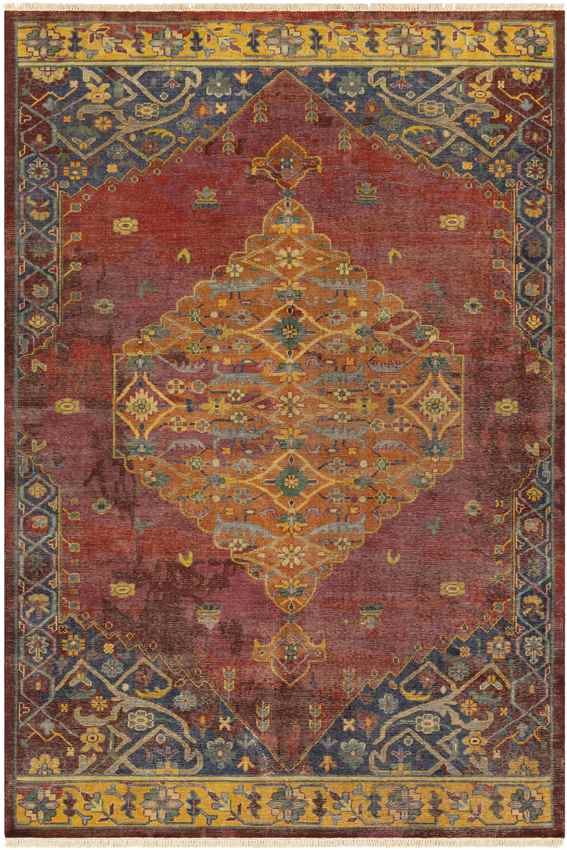 Sprong Traditional Mauve Area Rug