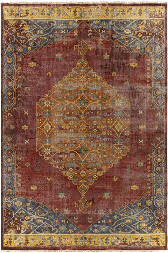 Sprong Traditional Mauve Area Rug