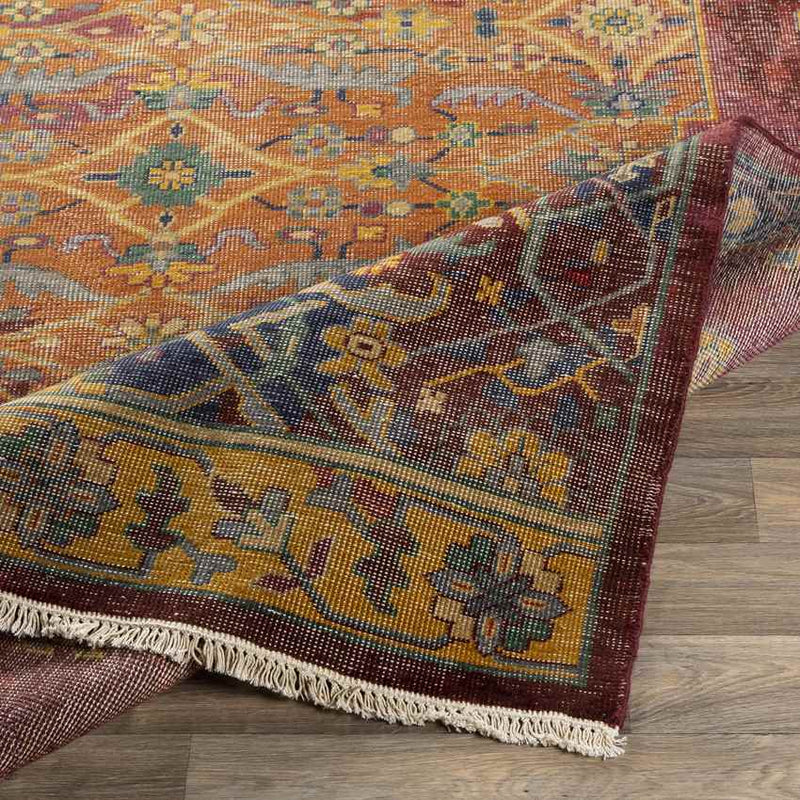 Sprong Traditional Mauve Area Rug