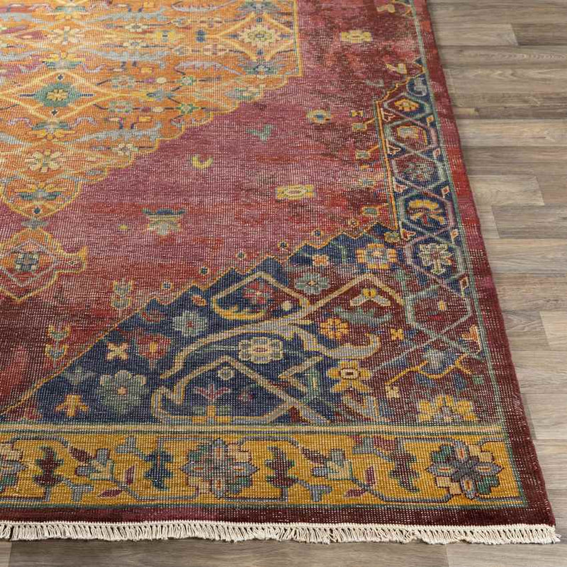 Sprong Traditional Mauve Area Rug