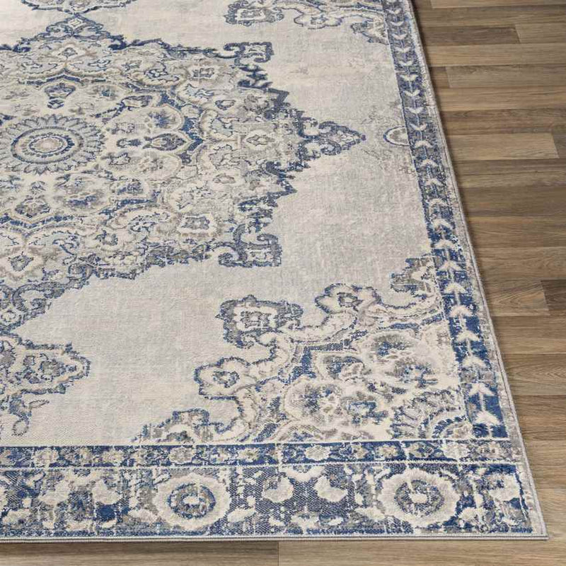 Staveren Traditional Navy Area Rug