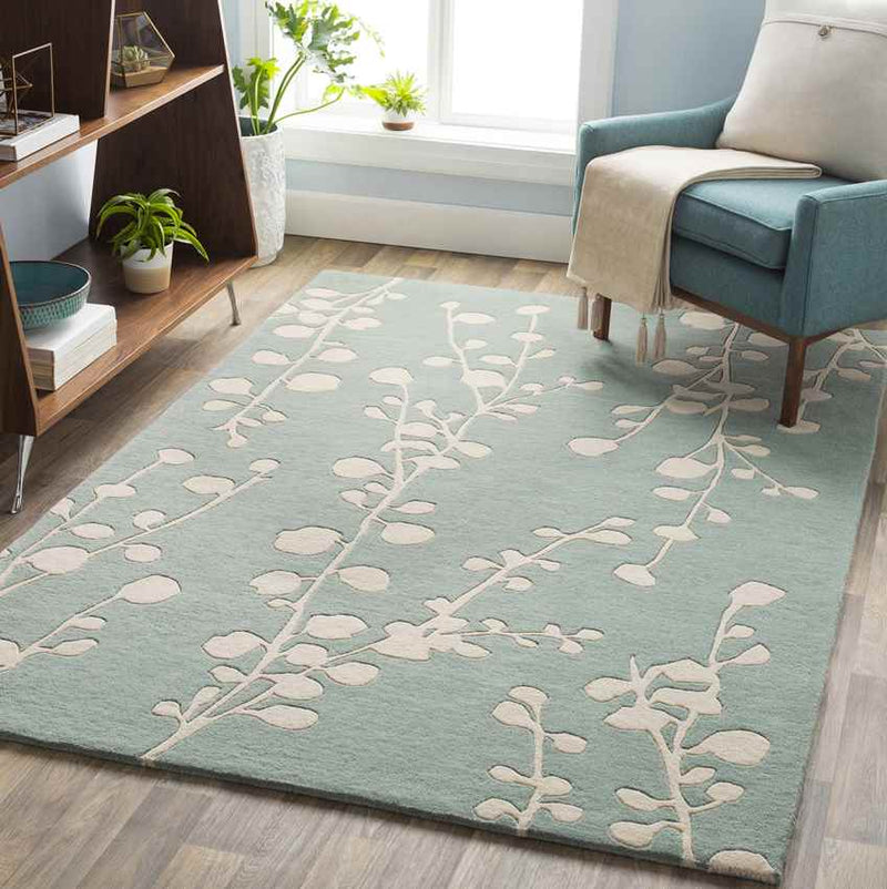 Suawoude Cottage Mint Area Rug