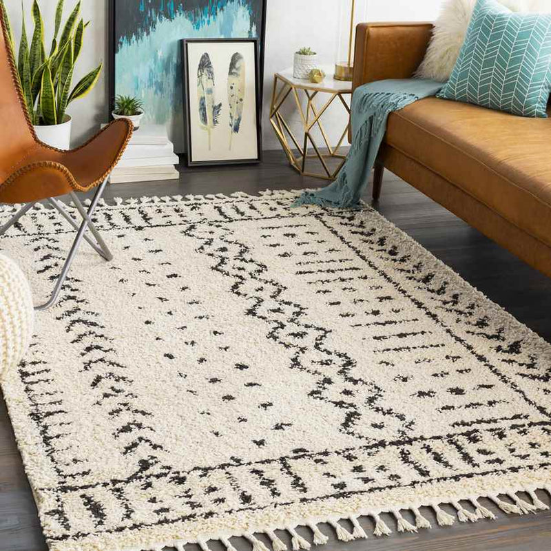 Teerd Global Ivory/Gray Area Rug