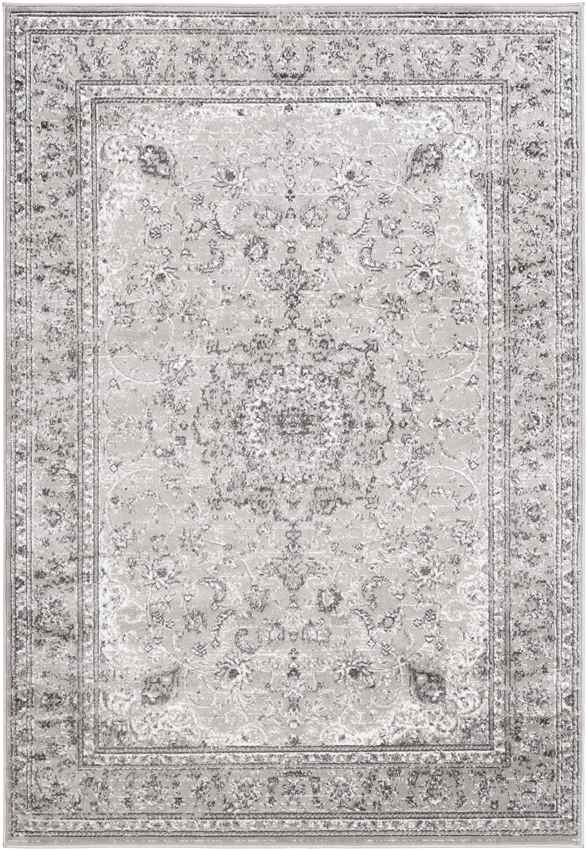 Terband Traditional Charcoal Area Rug