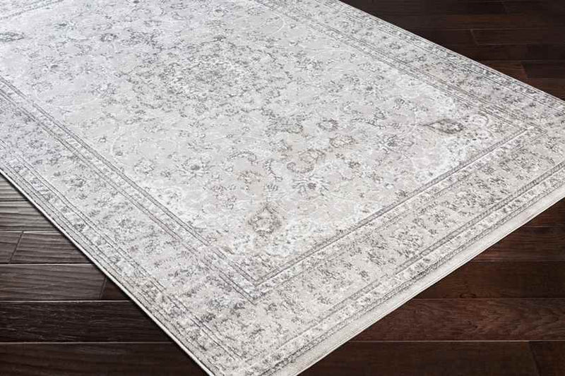 Terband Traditional Charcoal Area Rug