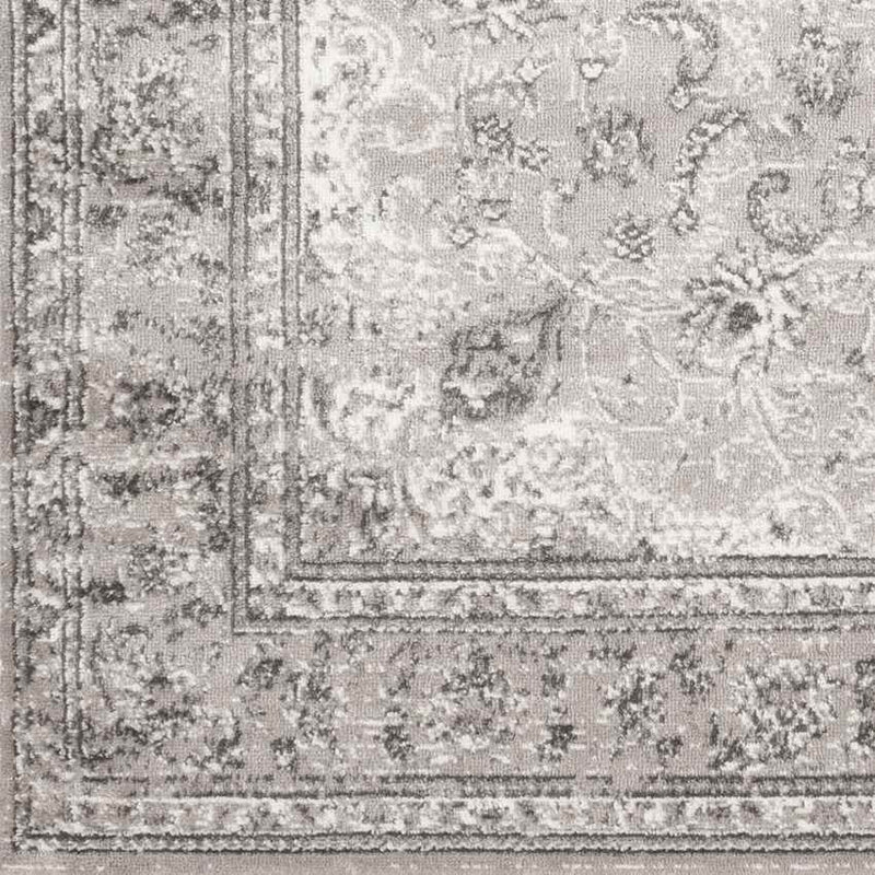 Terband Traditional Charcoal Area Rug