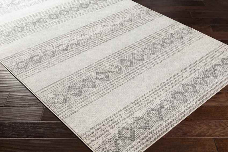 Tietjerk Global Light Gray Area Rug