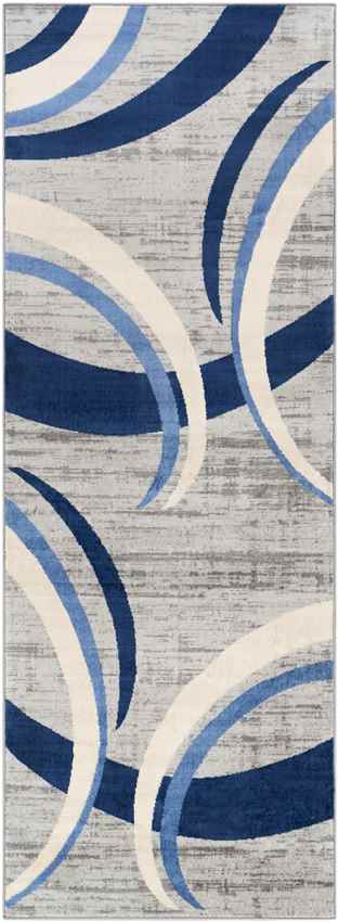 Tjaard Modern Navy Area Rug