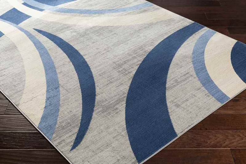 Tjaard Modern Navy Area Rug