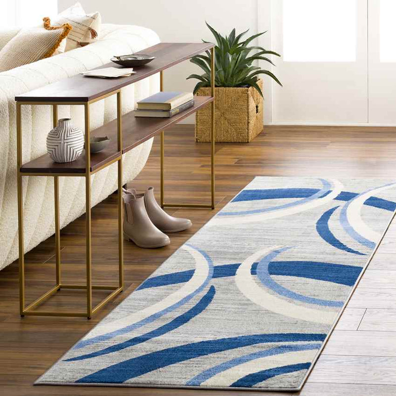 Tjaard Modern Navy Area Rug