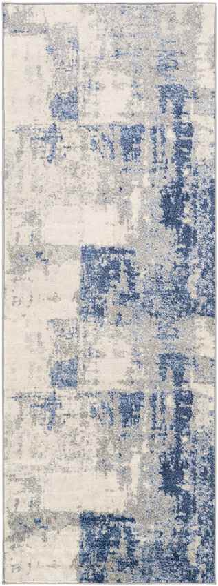 Triemen Modern Navy Area Rug