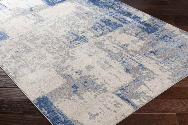 Triemen Modern Navy Area Rug