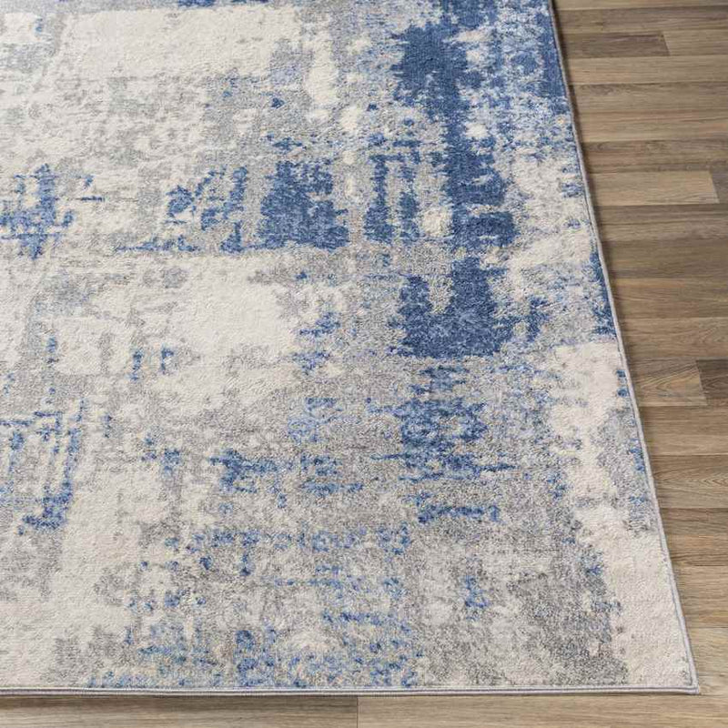 Triemen Modern Navy Area Rug