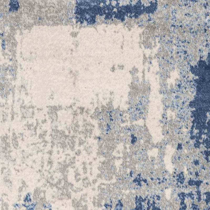 Triemen Modern Navy Area Rug