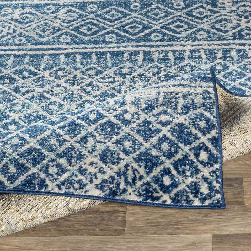 Carnforth Global Dark Blue Area Rug