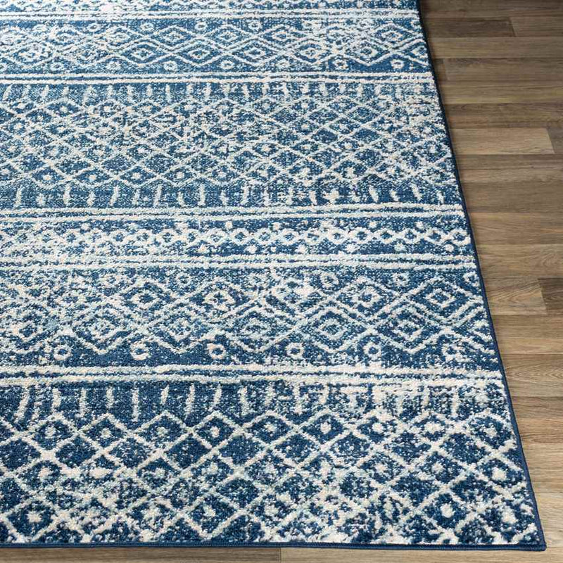 Carnforth Global Dark Blue Area Rug