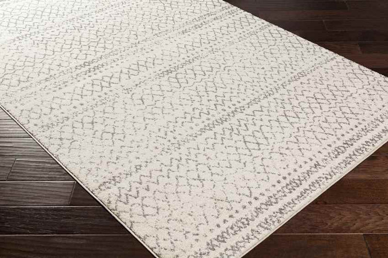 Trophorne Global Medium Gray Area Rug