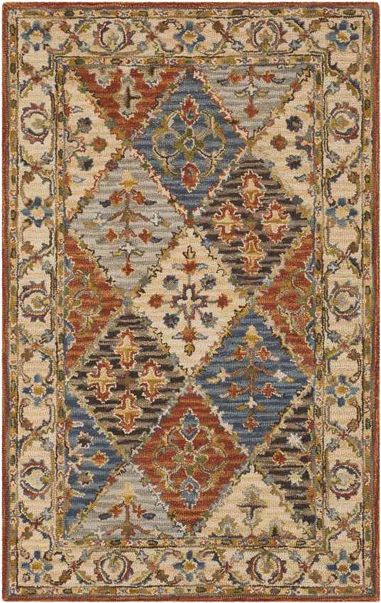 Tzummarum Traditional Clay Area Rug