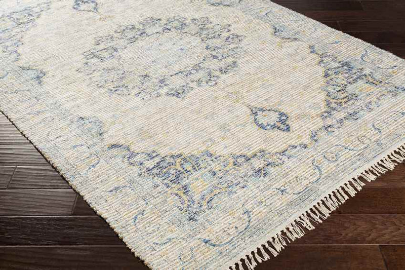 Ungebuurt Traditional Dark Blue Area Rug