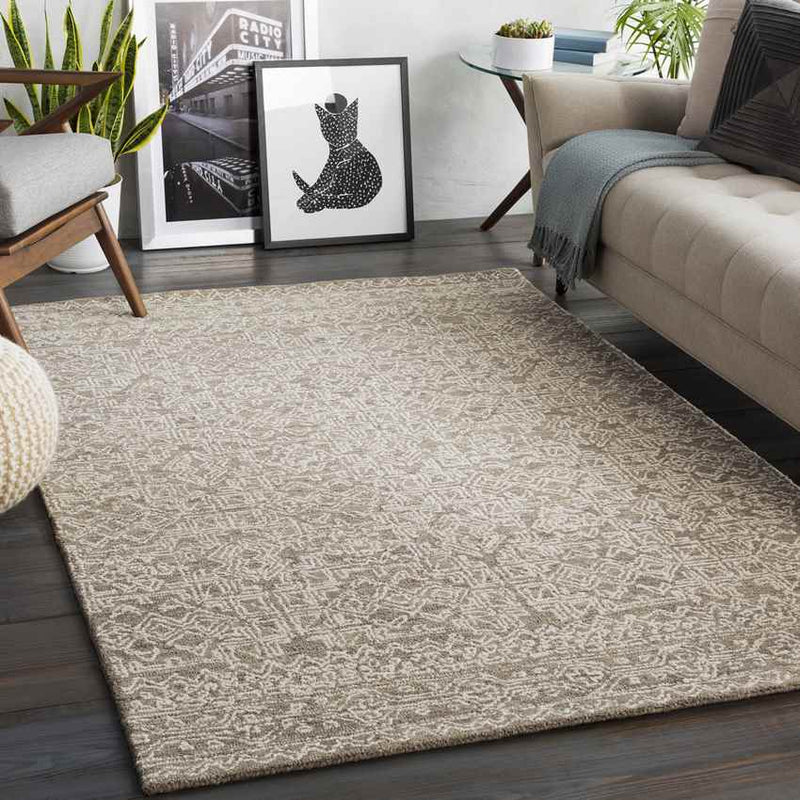 Garen Global Taupe Area Rug