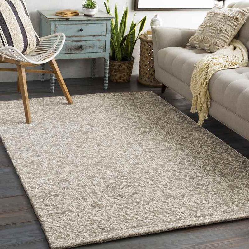 Garen Global Taupe Area Rug