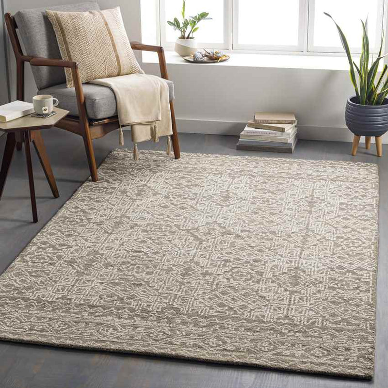 Garen Global Taupe Area Rug