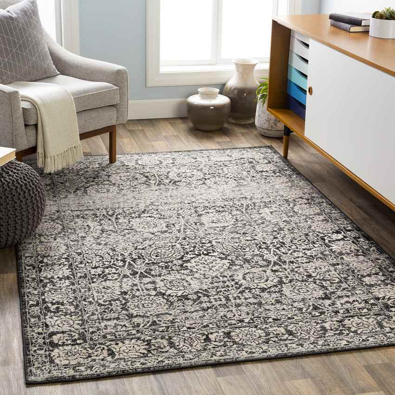 Weidum Modern Black Area Rug