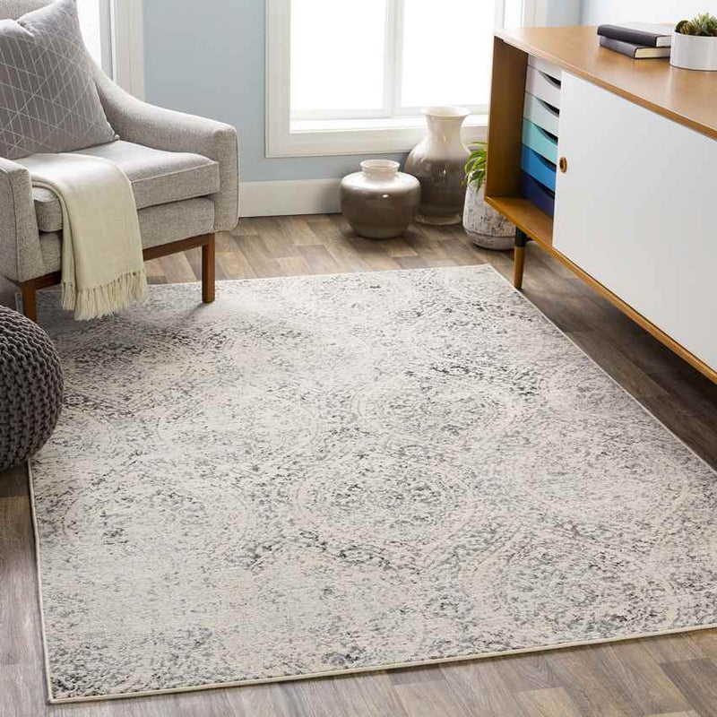 Westhem Traditional Charcoal Area Rug