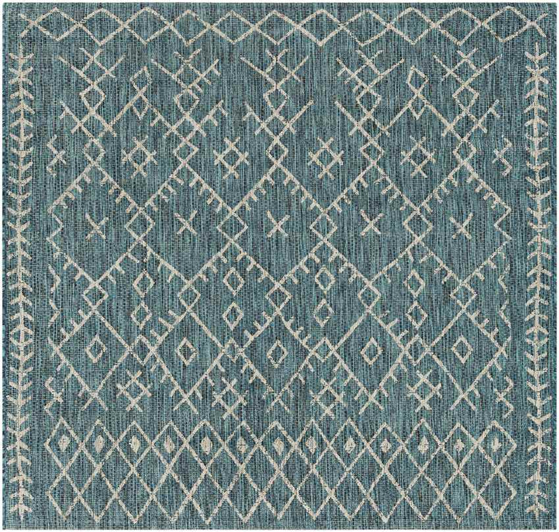 Wijnaldum Global Aqua Area Rug