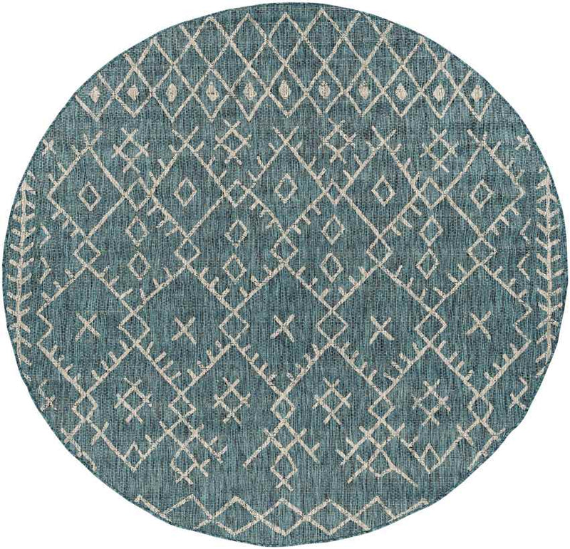 Wijnaldum Global Aqua Area Rug