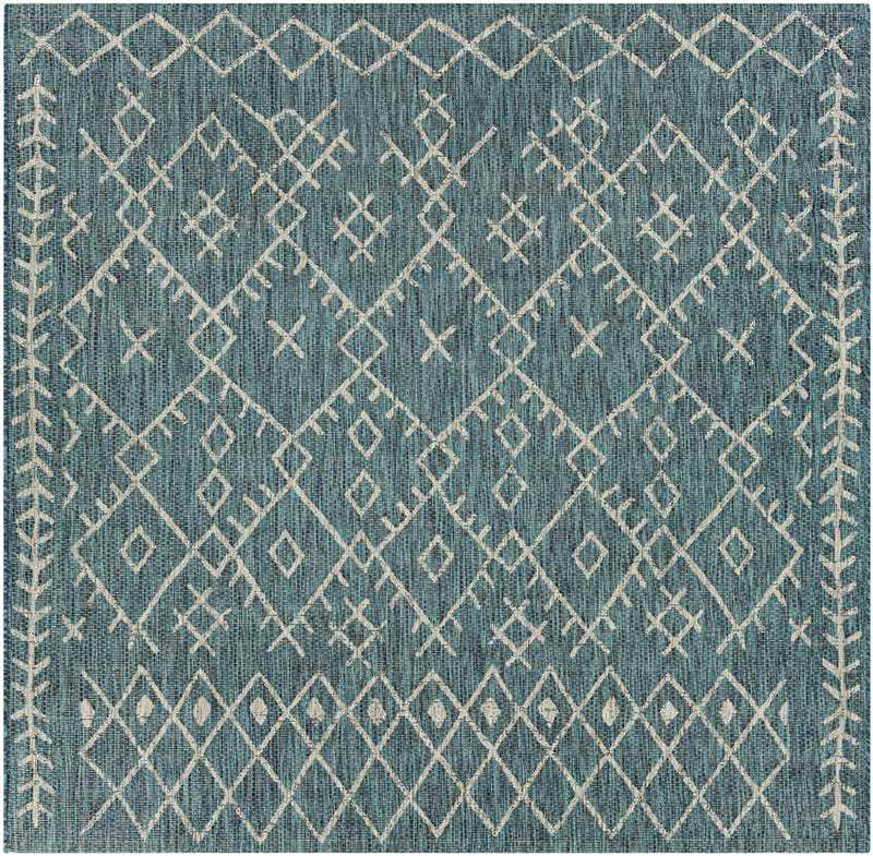 Wijnaldum Global Aqua Area Rug