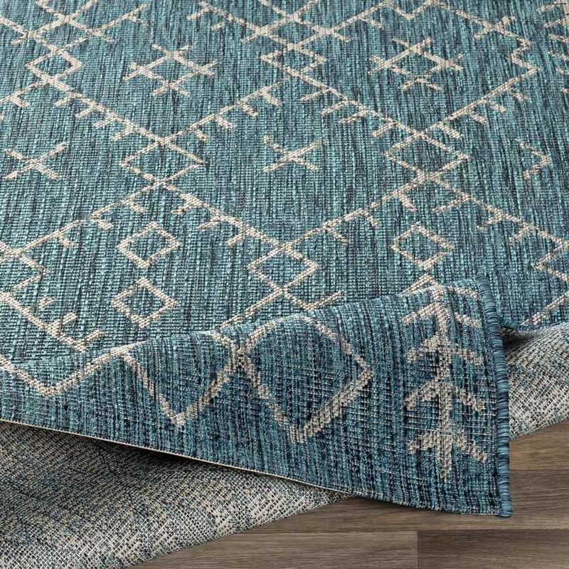 Wijnaldum Global Aqua Area Rug