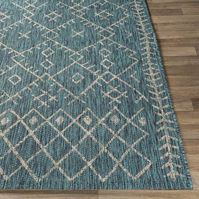 Wijnaldum Global Aqua Area Rug