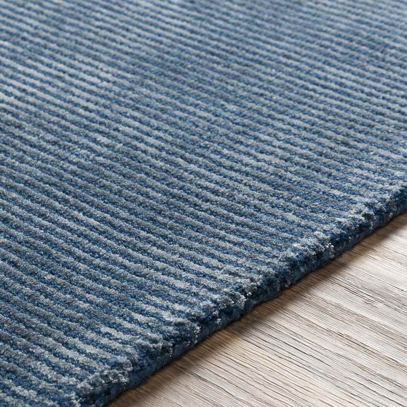 Montrell Modern Denim Area Rug