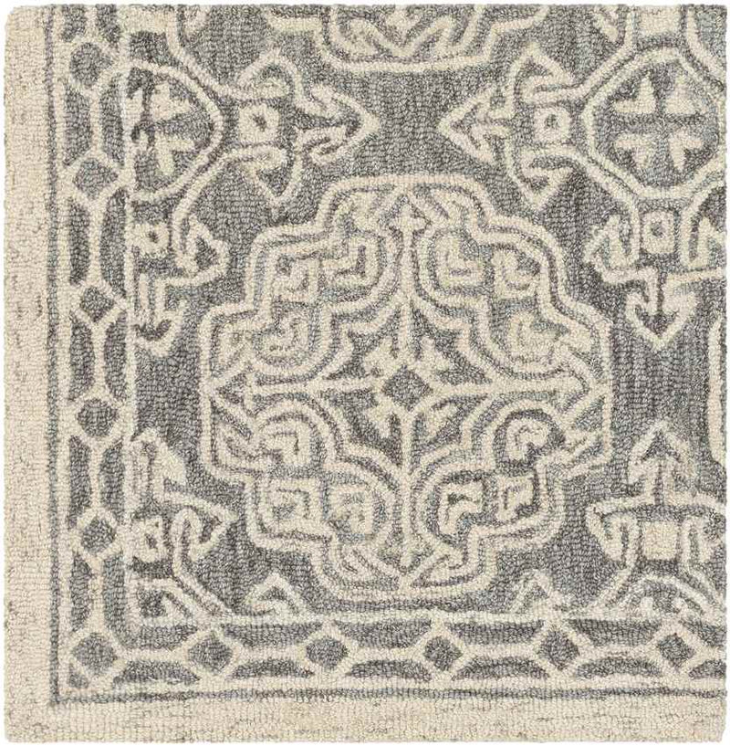 Wilaard Traditional Medium Gray Area Rug