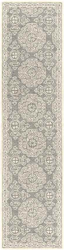 Wilaard Traditional Medium Gray Area Rug